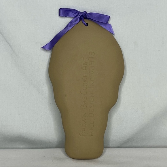 Brown Bag Cookie Art Mold- Bunny with Easter Eggs 1993. Vintage - Picture 2 of 7